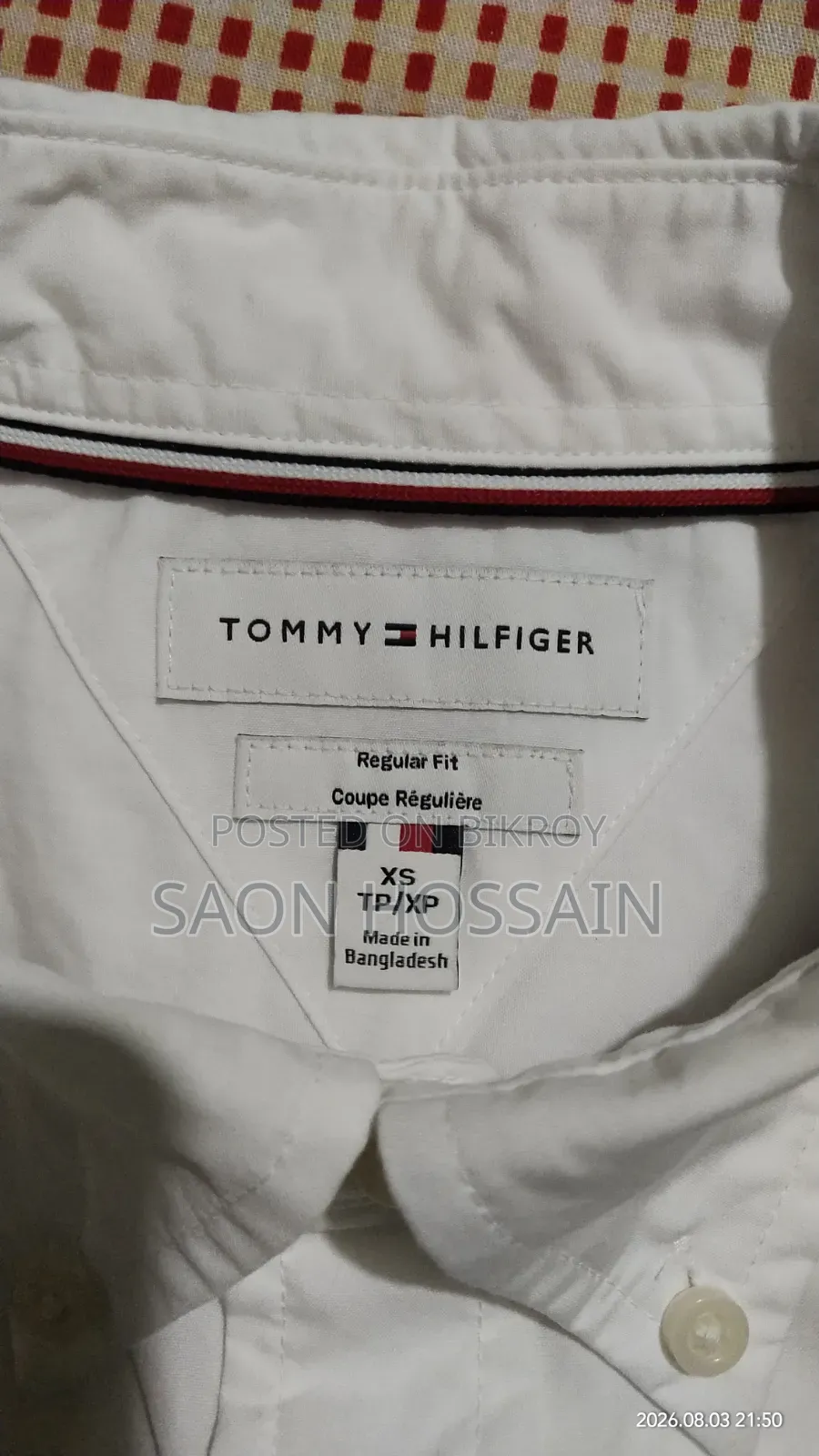 Tommy Hilfiger অরিজিনাল শার্ট বিক্রি করা হবে