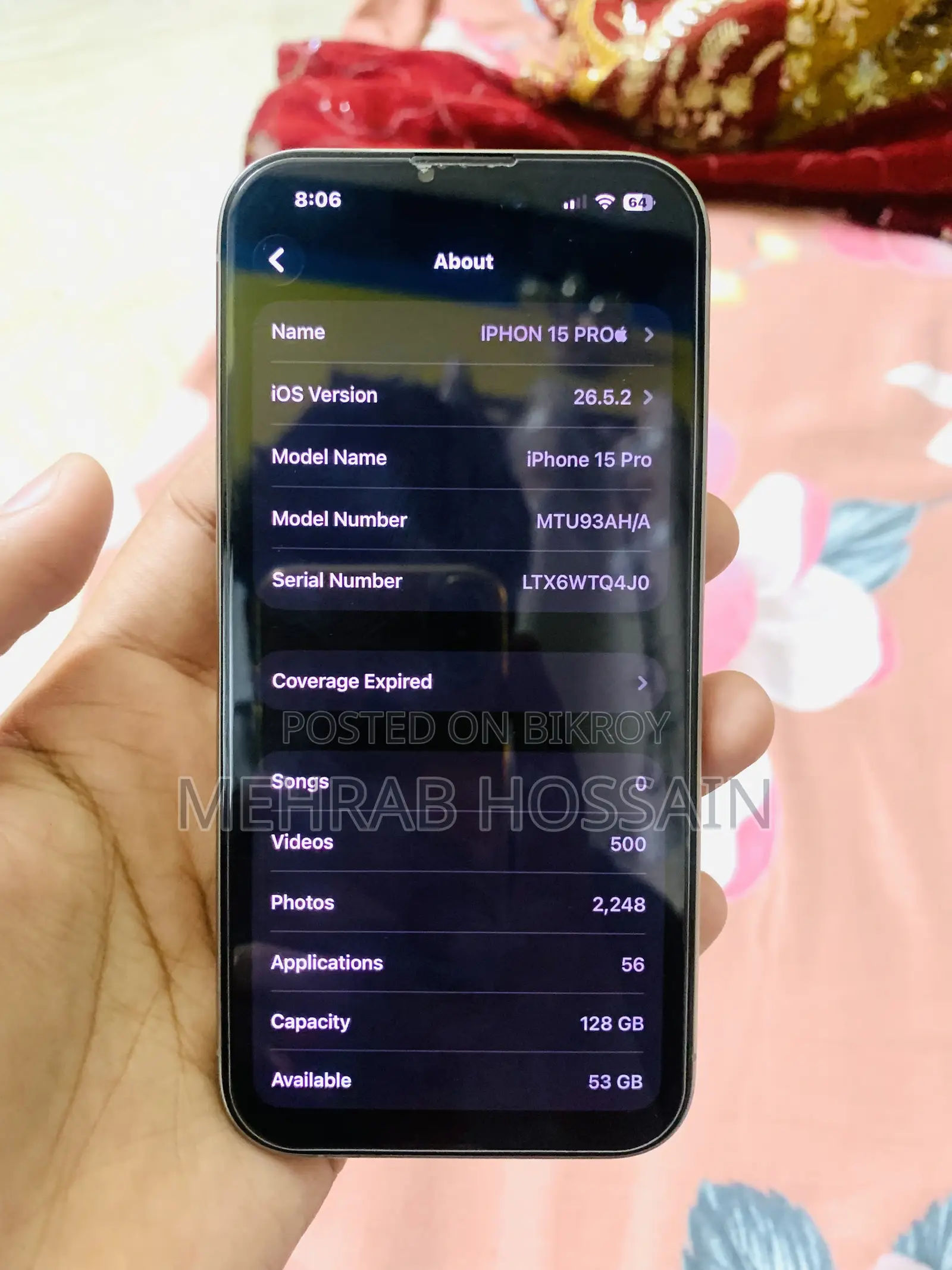 Apple iPhone 15 Pro 128 GB