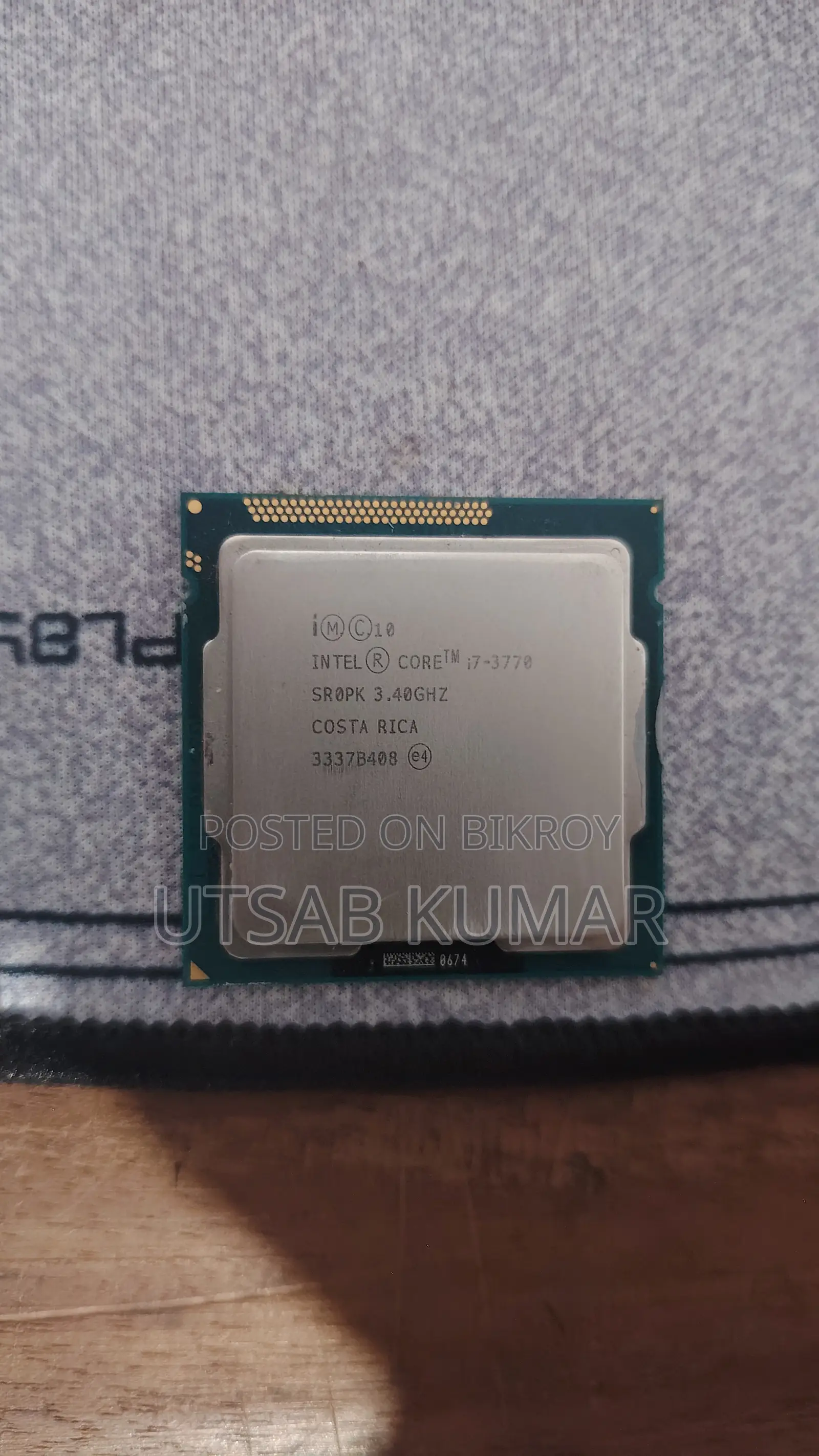 CPU Intel Core I7 3rd Gen