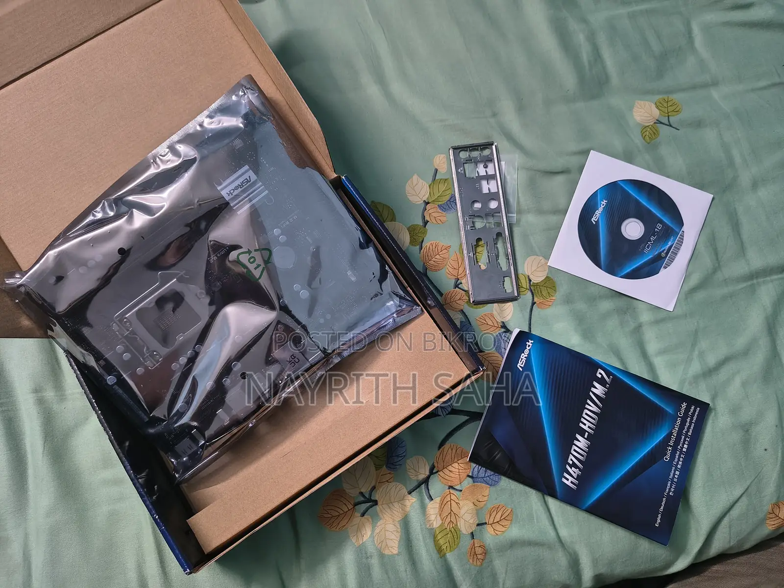 ASRock H470m-HDV/M.2 LGA1200 মাদারবোর্ড | ফ্রেশ কন্ডিশন (ব্যবহৃত)