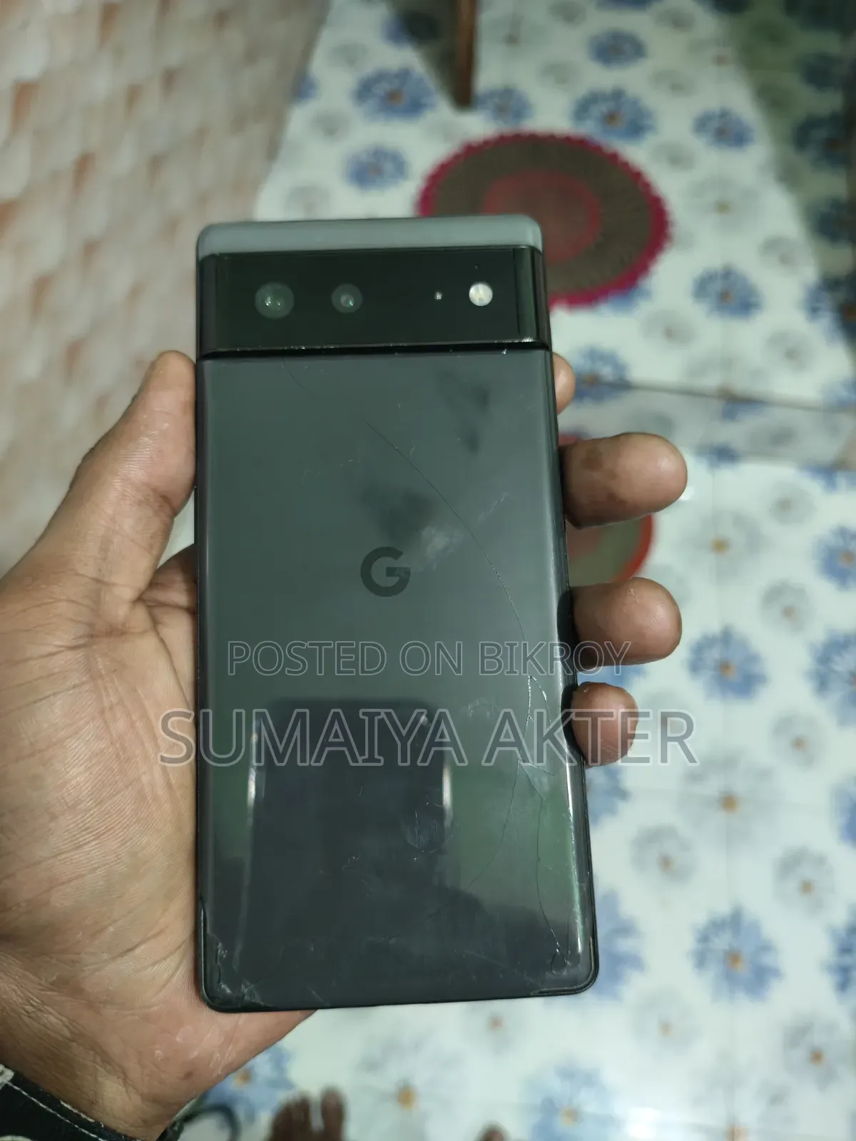 গুগল পিক্সেল ৬ ১২৮ জিবি কালো