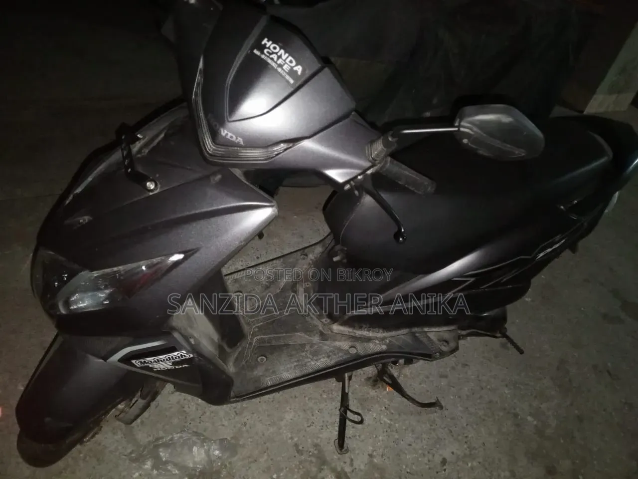 New Honda Dio 2025 Gray