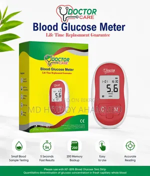 Doctor Care Blood Glucose Meter - 5 Sec Result | Home Delivery