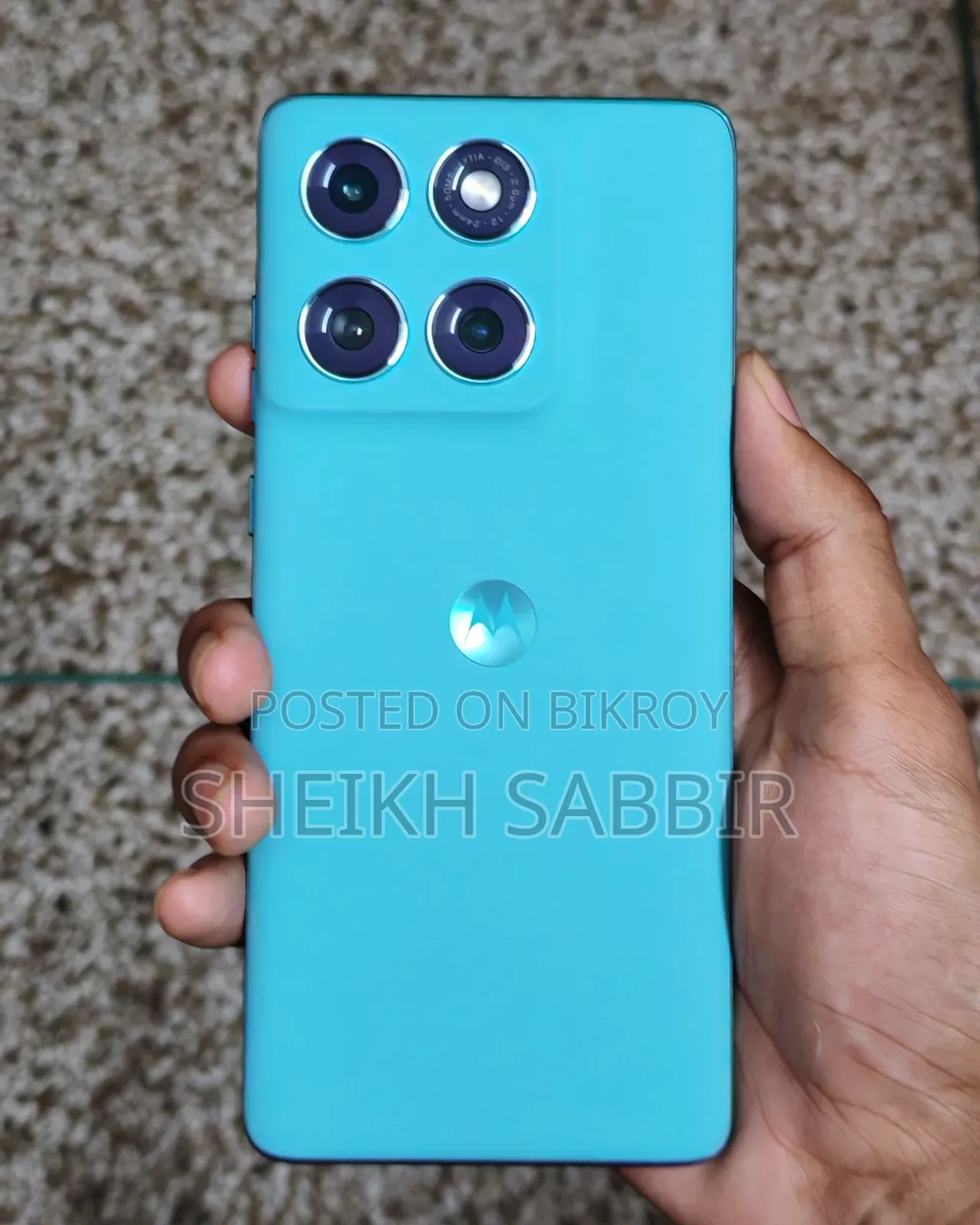 নতুন মটোরালা এজ ৬০ ফিউশন ২৫৬ জিবি নীল