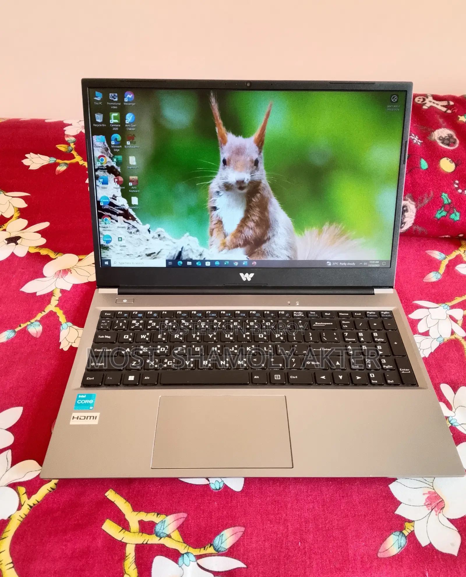 Laptop 8GB Intel Core I3 SSD 512GB