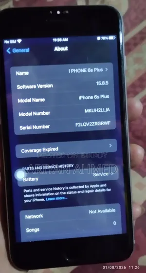 Apple iPhone 6s Plus 16 GB Silver