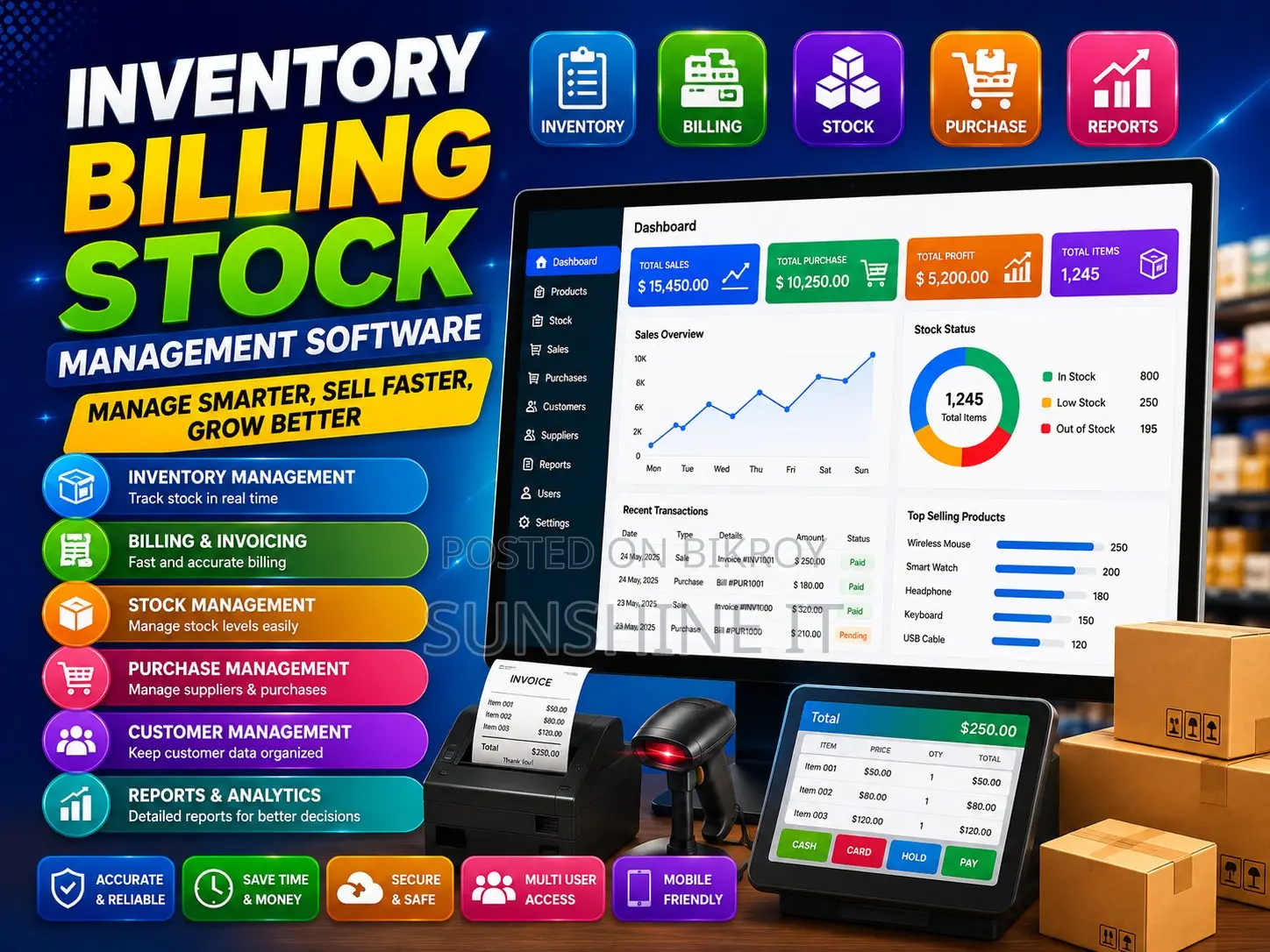 Inventory Billing Stock Management Software