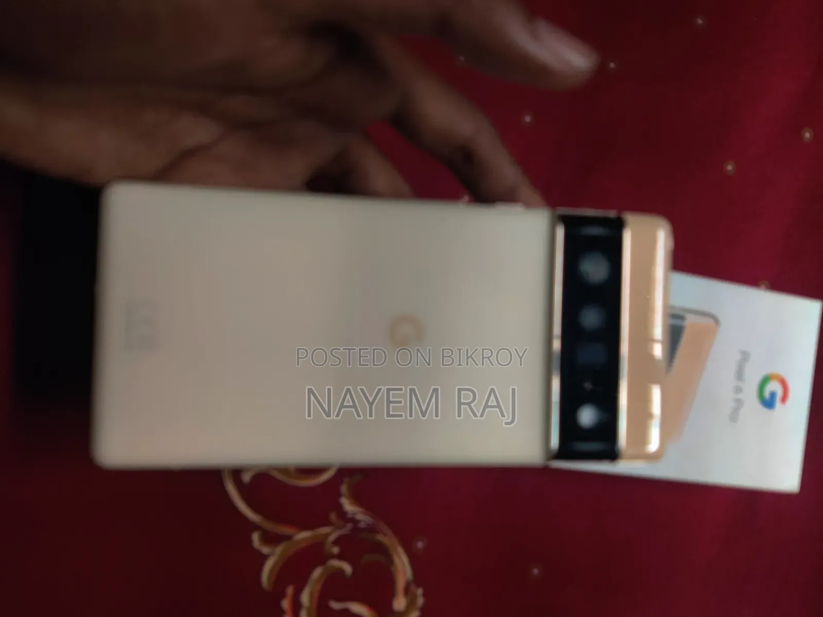 গুগল পিক্সেল ৬ প্রো ১২৮ জিবি হোয়াইট