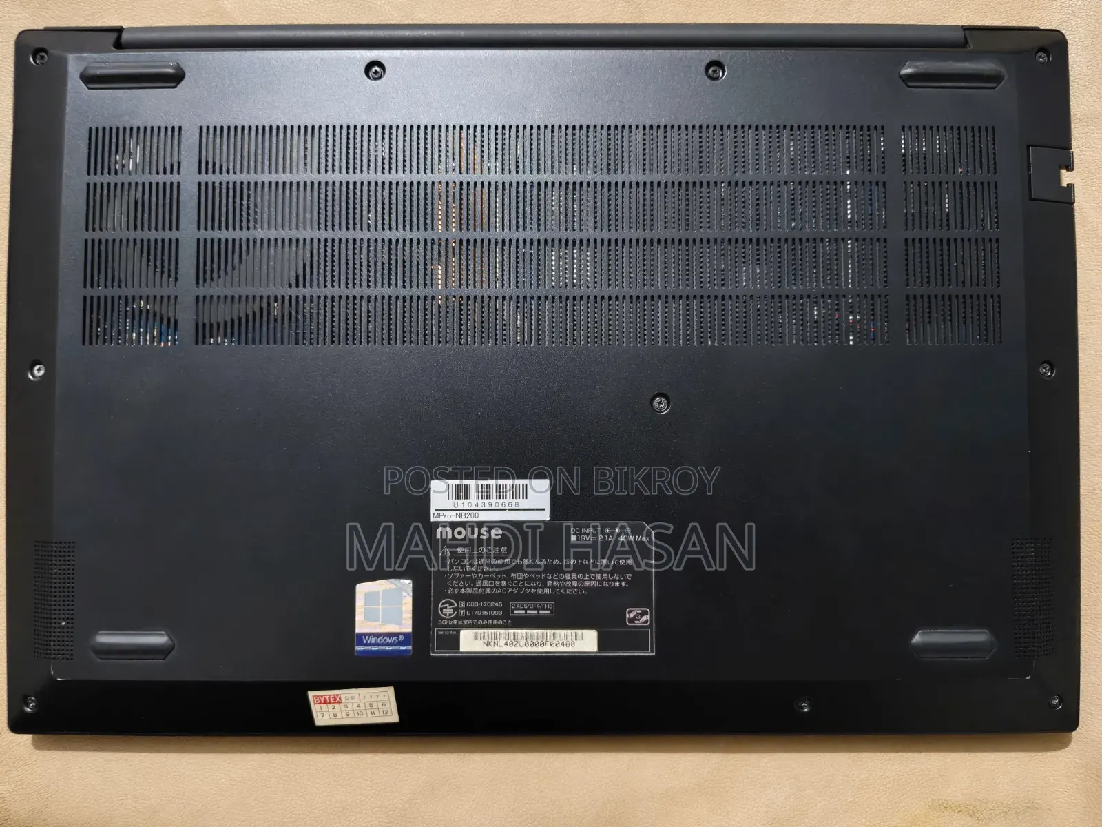 Laptop 8GB Intel Celeron SSD 256GB