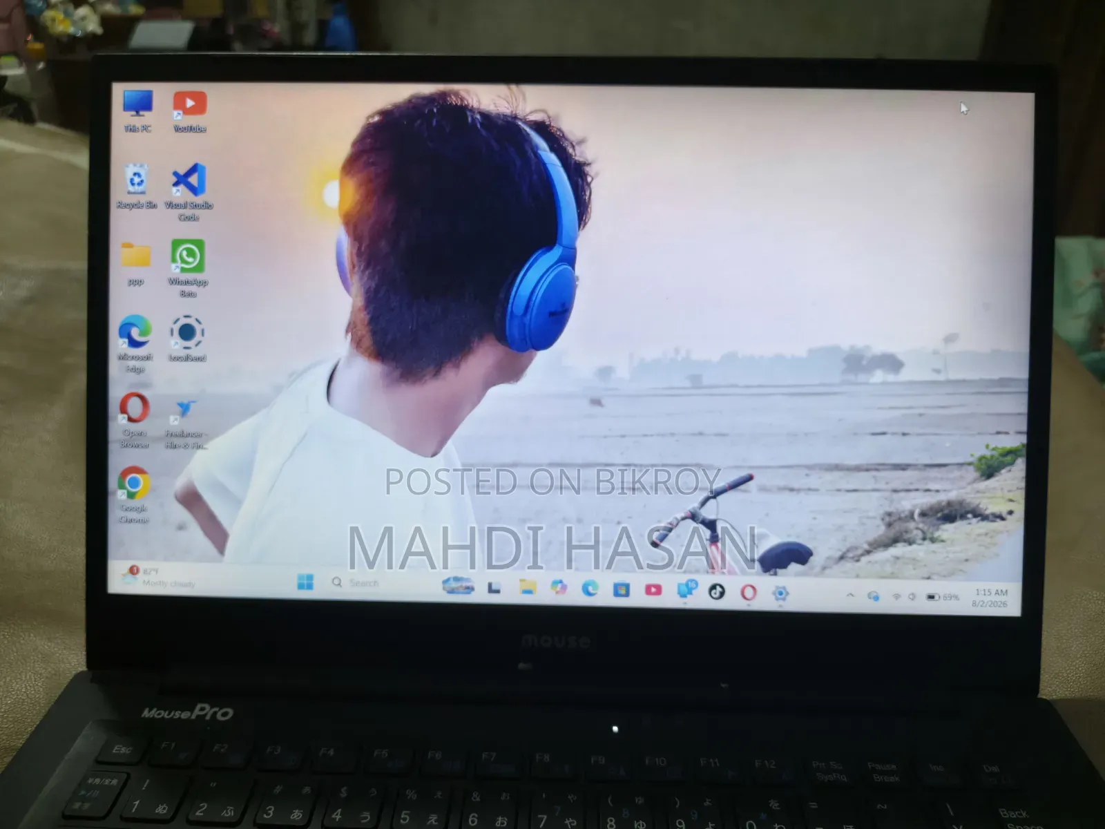 Laptop 8GB Intel Celeron SSD 256GB