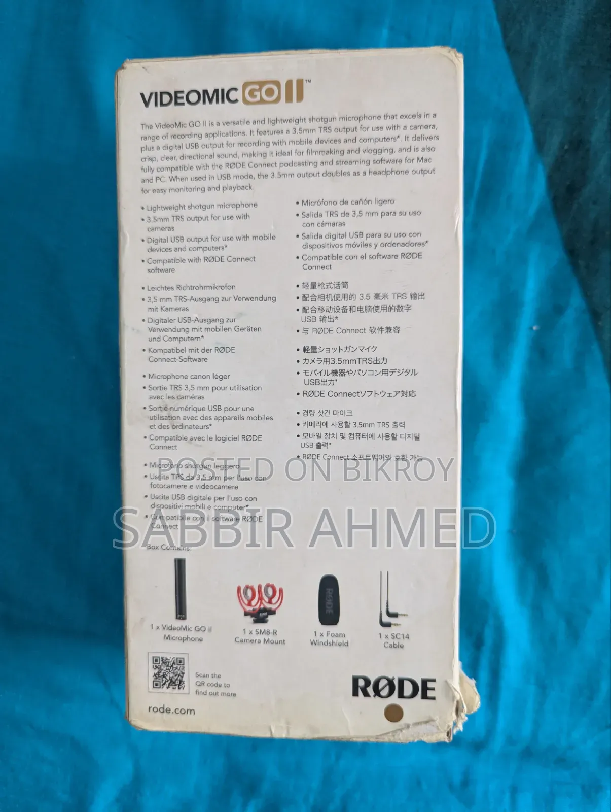 RØDE VideoMic GO II Original Shotgun Microphone – Like New