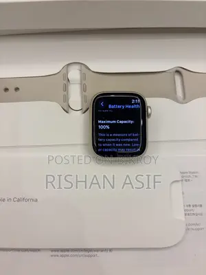 Apple Watch Series 8 – 100% BH | Starlight | Very Rarely Used | Full Box