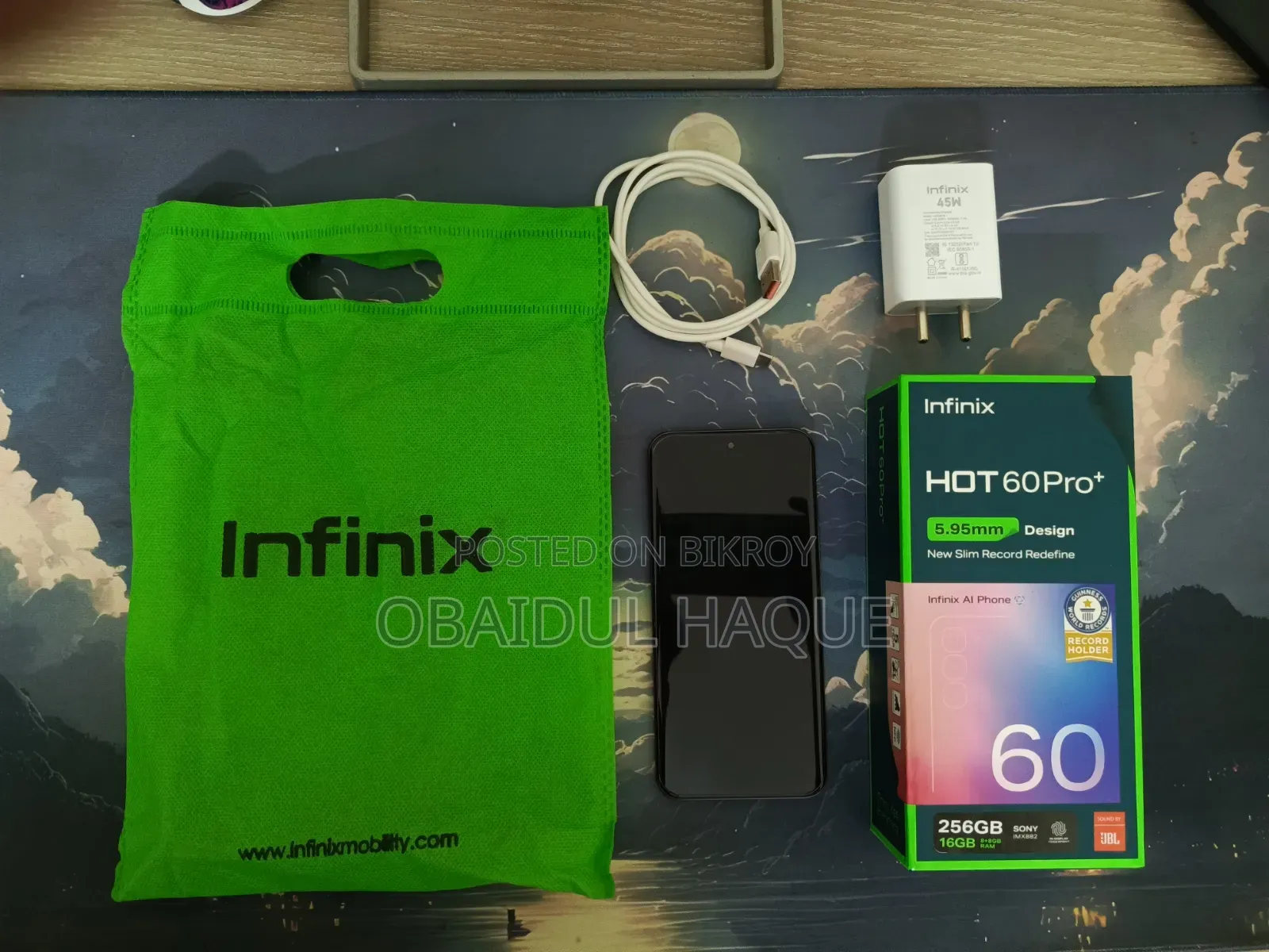 Infinix Hot 60 Pro+ 256 GB Black