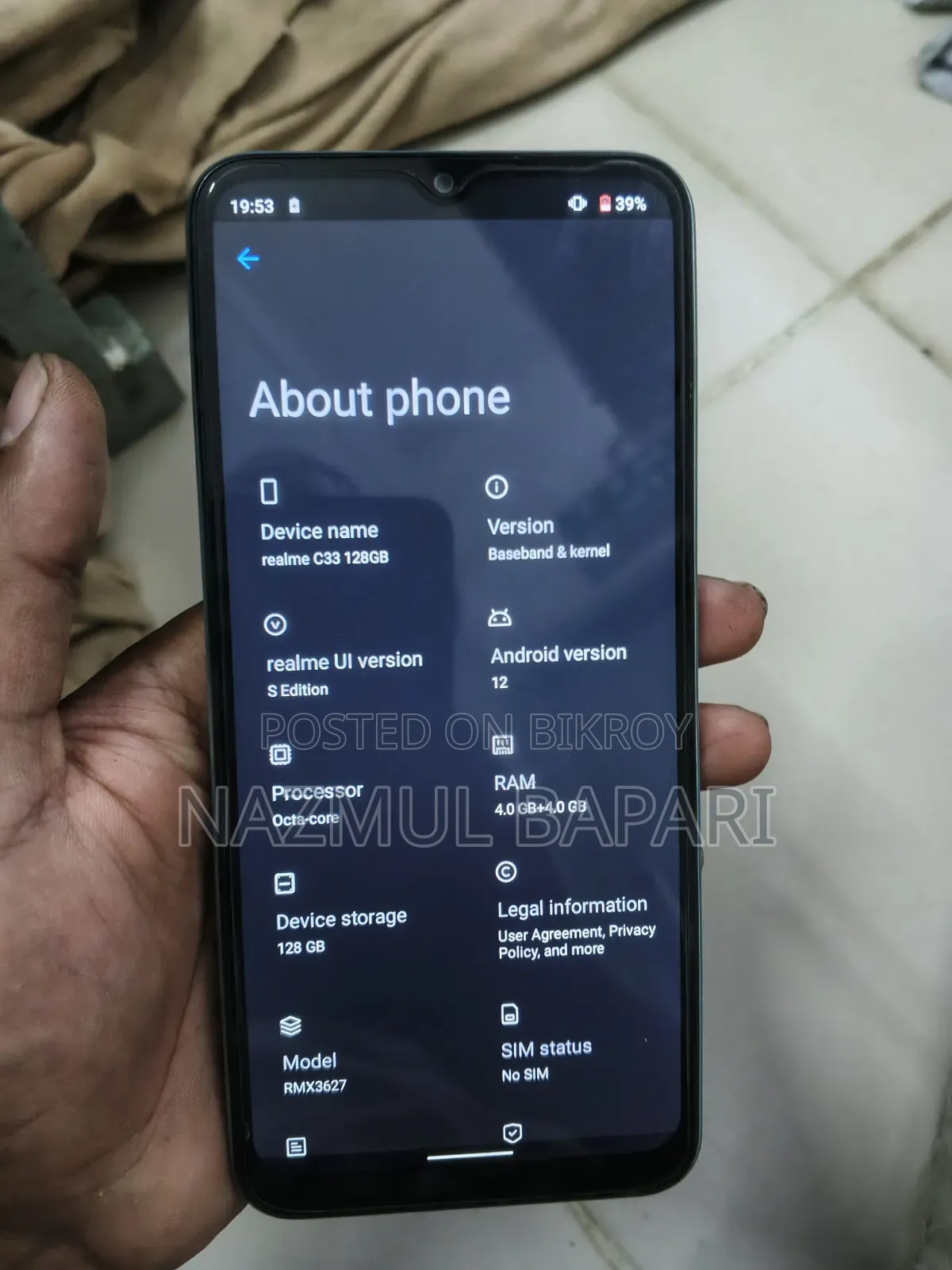 Realme C33 128 GB Blue