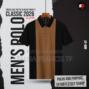 Premium Polo 2026 Navy With Black, Brown With Black