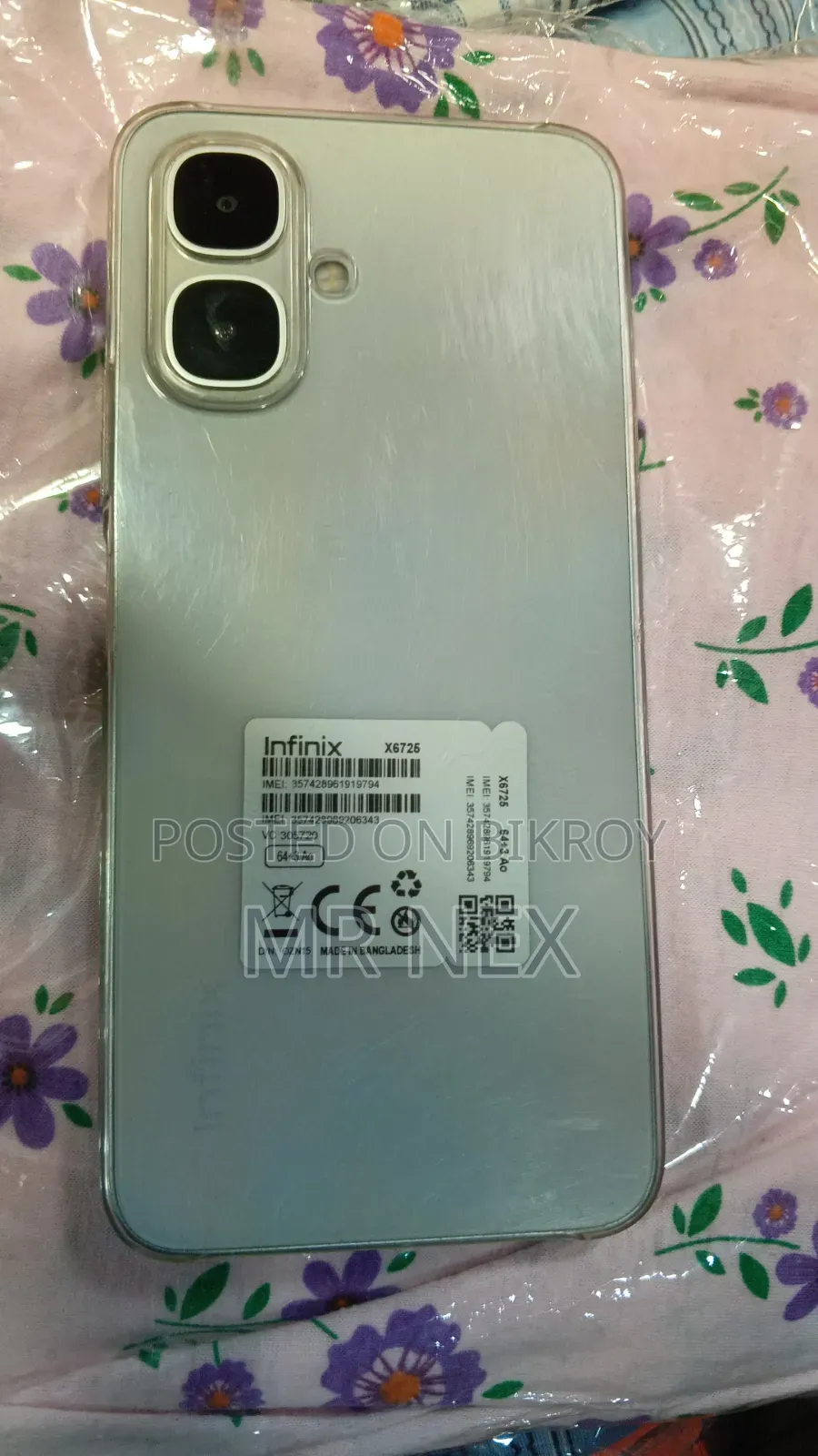 New Infinix Smart 10 64 GB Silver