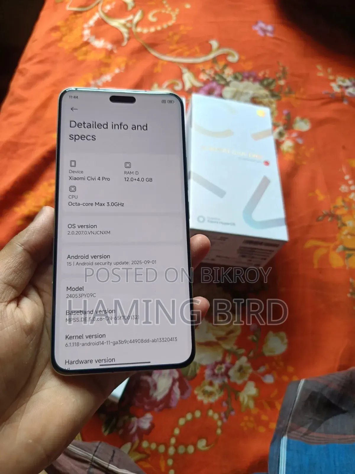 Xiaomi Civi 4 Pro 256 GB Black