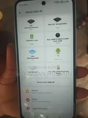 Helio 45 128 GB Gray
