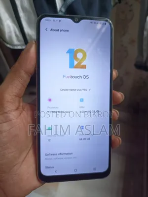 Vivo Y16 64 GB Gold