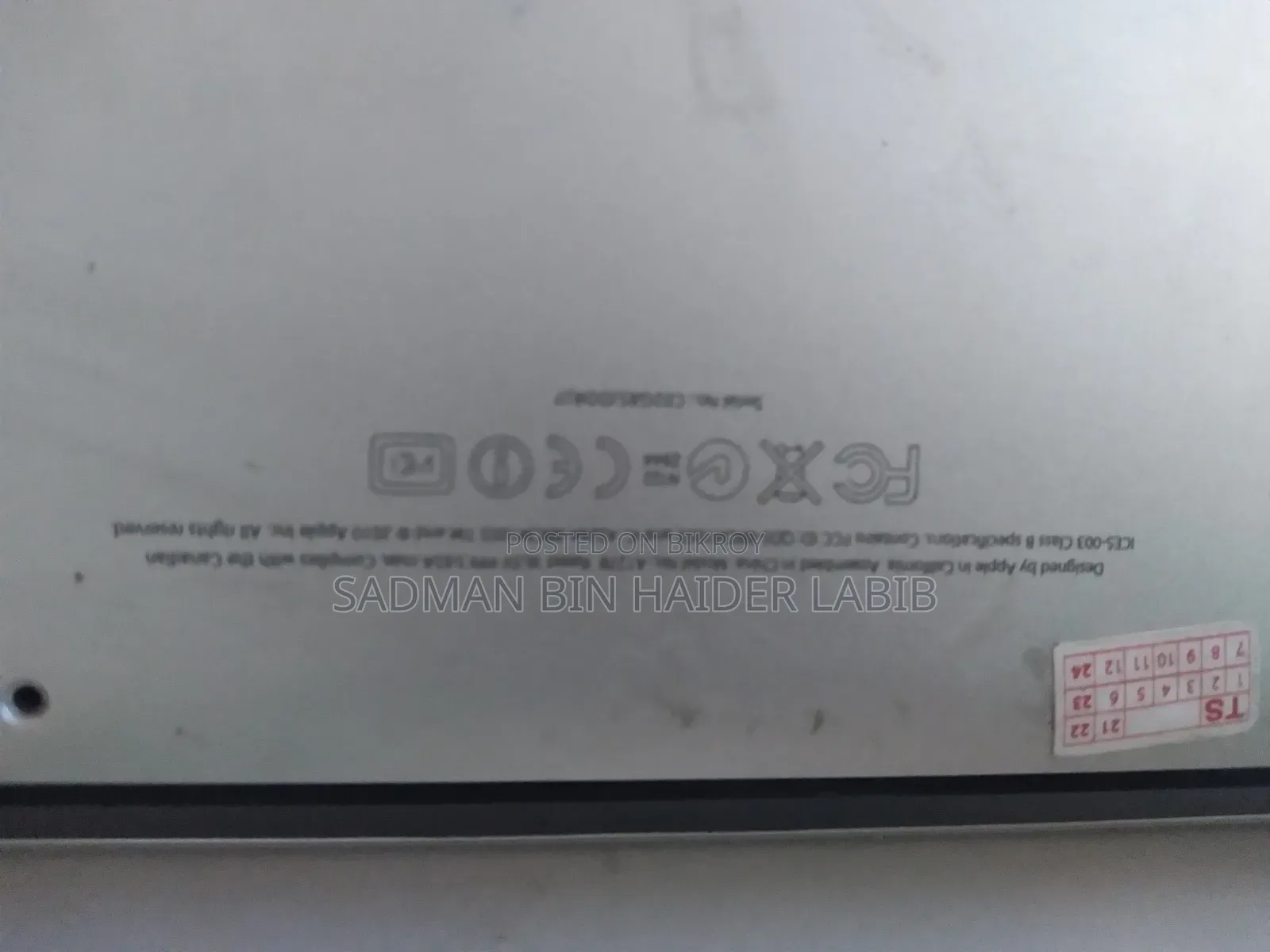 Laptop Apple MacBook Pro 2012 4GB Intel Core i5 SSD 512GB