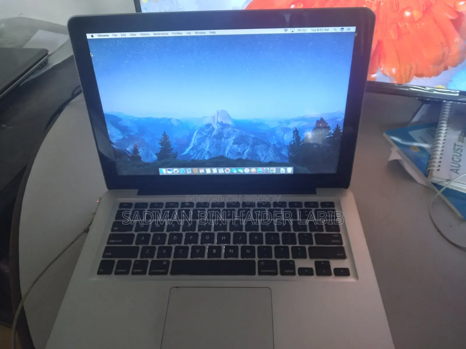 Laptop Apple MacBook Pro 2012 4GB Intel Core i5 SSD 512GB