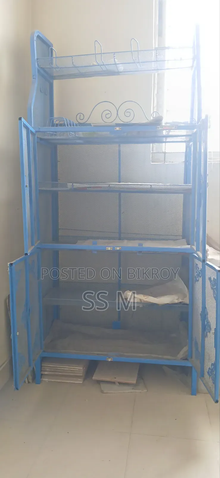 ৪ টি দরজা সহ কিচেন শেলফ র‍্যাক