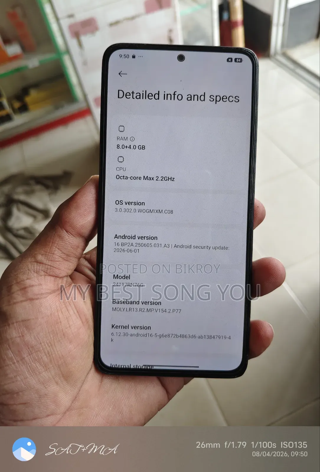 Xiaomi Redmi Note 14 4G 256 GB Black
