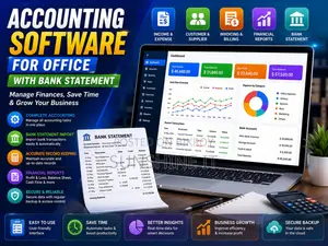 Accounting Software for Office With Bank Statement