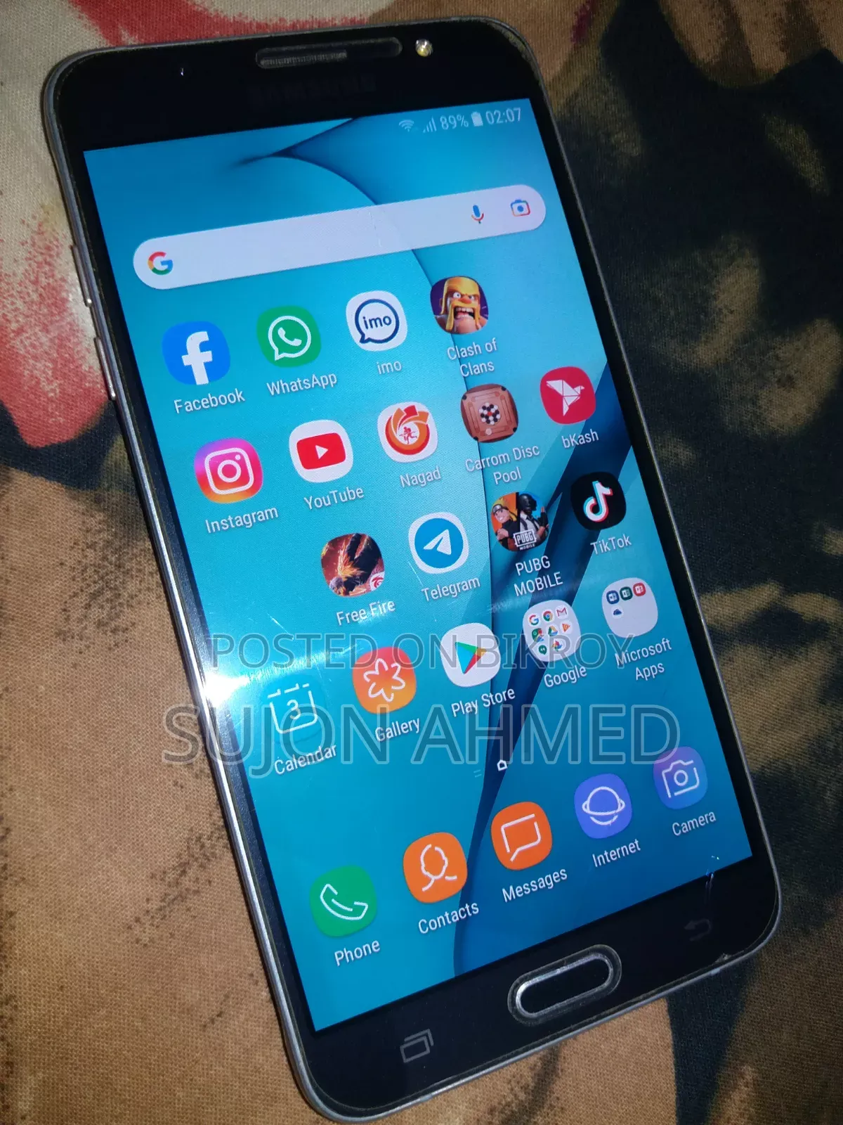 স্যামসাং গ্যালাক্সি জে৭ ১৬ জিবি কালো