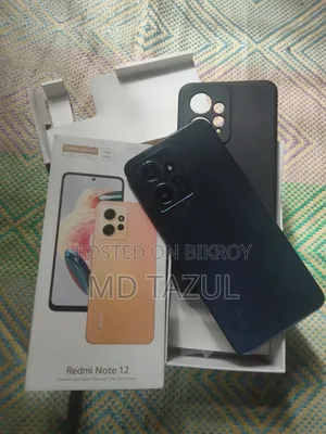 শাওমি রেডমি নোট ১২ ১২৮ জিবি ব্ল্যাক