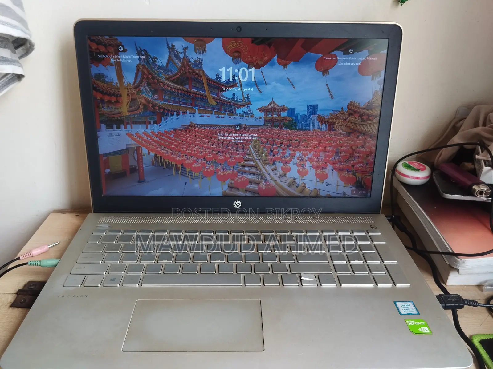 Laptop HP Pavilion 15-Cs3063cl 4GB Intel Core I5 HDD+SSD 1T