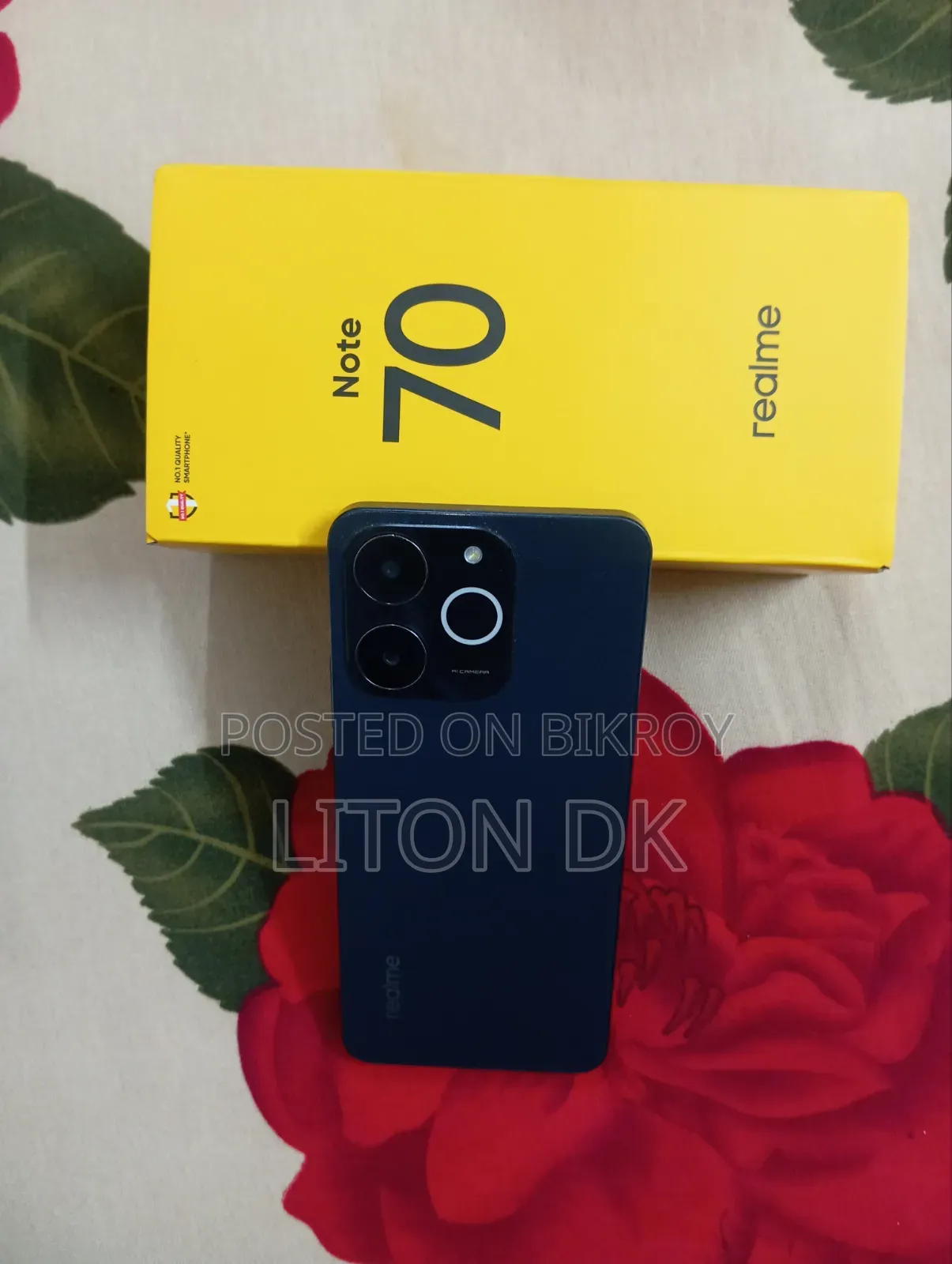 New Realme Note 70 128 GB Black