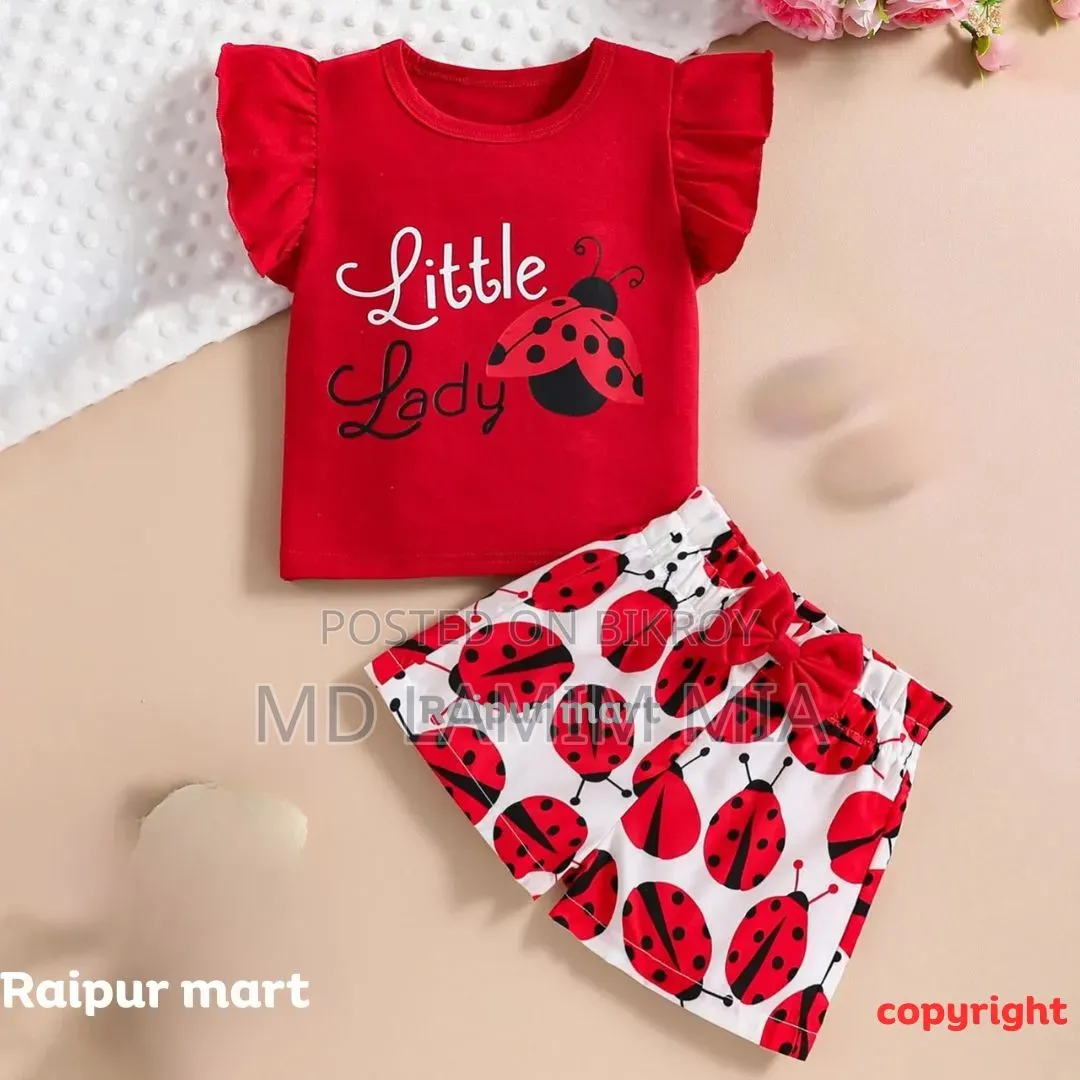 Baby Girl Dress Set | Little Lady Red Dress |