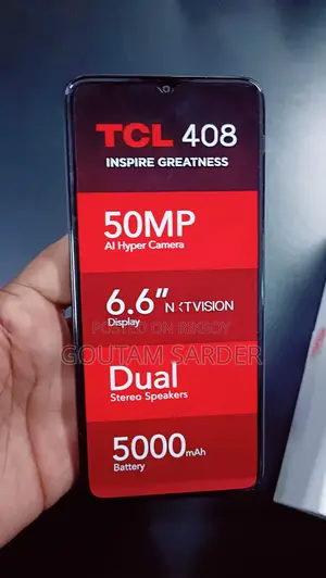 New TCL 408 128 GB Gray