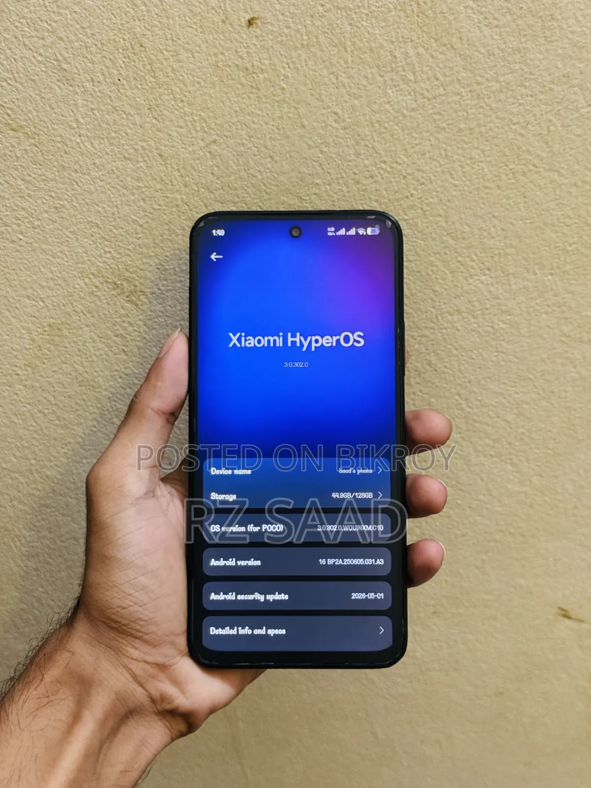 Xiaomi Poco M7 128 GB Black