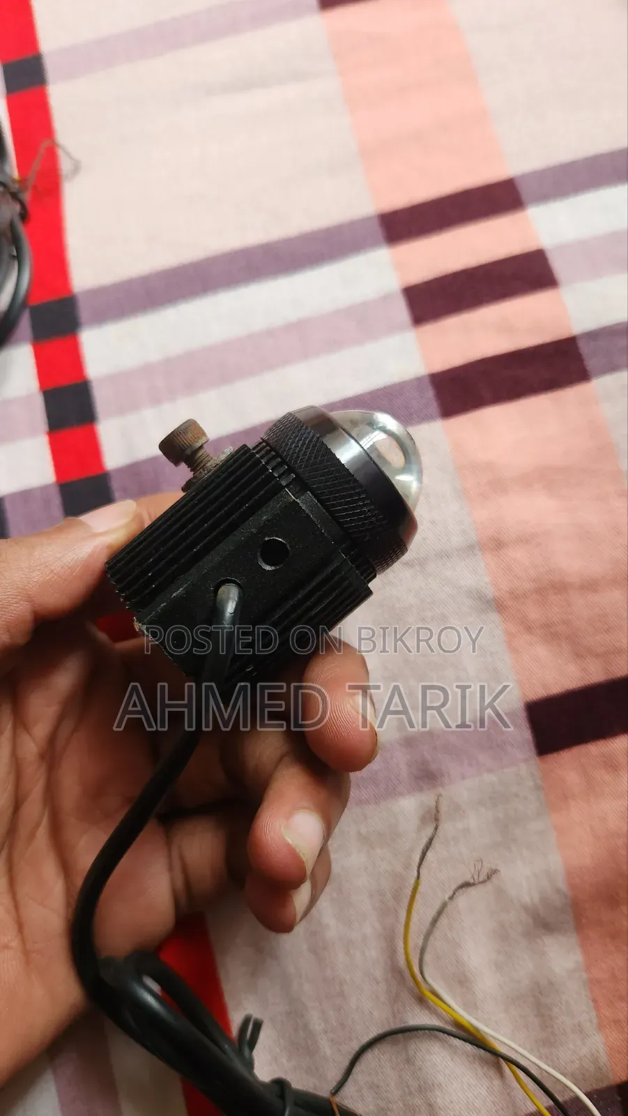 Fog Light With SS Clamp and Dominos Switch