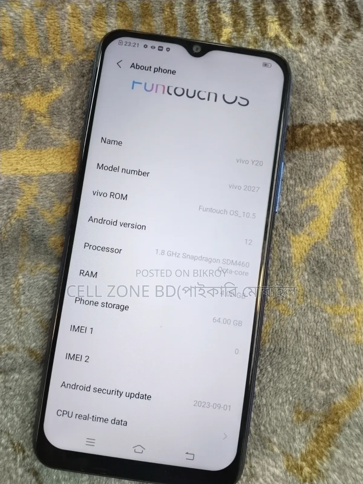 Vivo Y20 64 GB