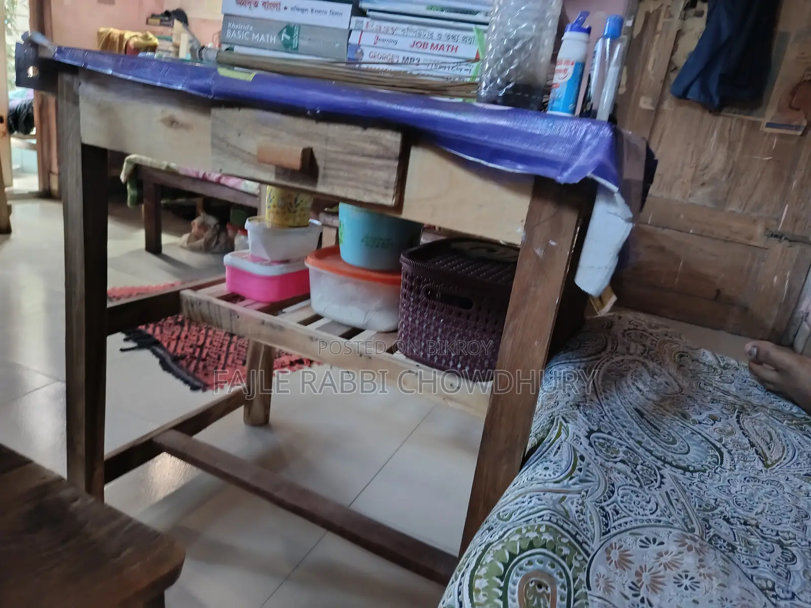 Sturdy Wooden Table for Studying Will Be Sold