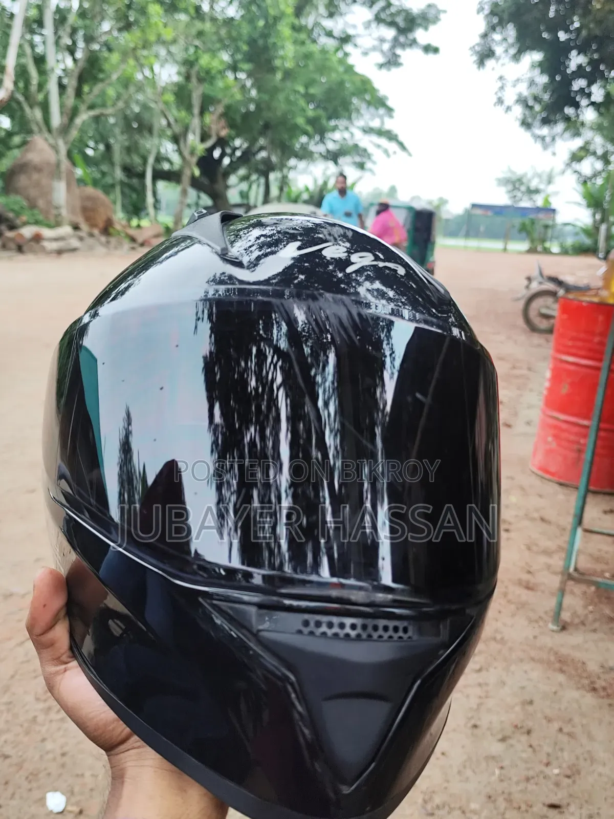 ভেগা বোল্ট ব্ল্যাক হেলমেট