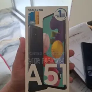 স্যামসাং গ্যালাক্সি এ৫১ ১২৮ জিবি কালো