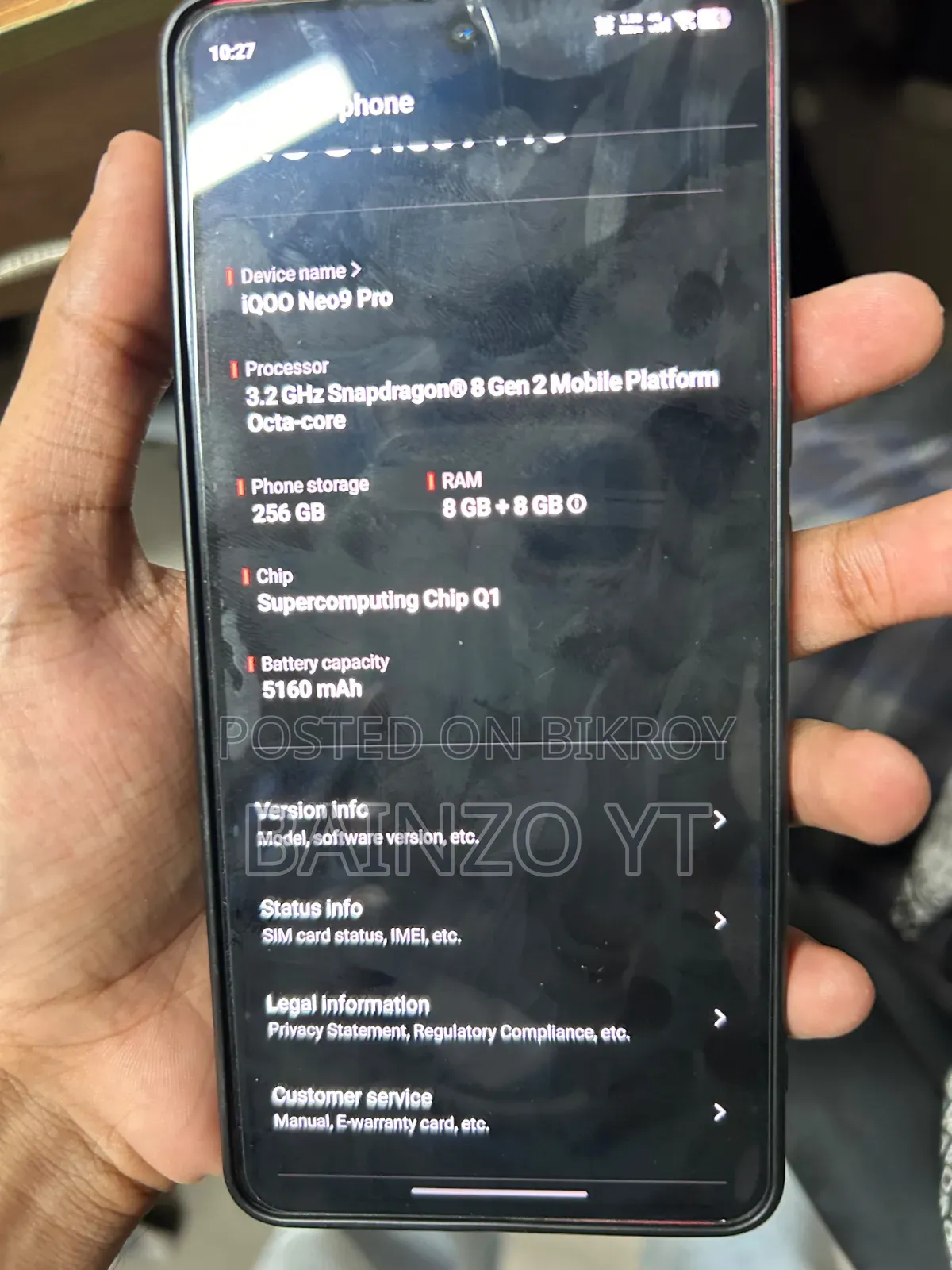 Vivo iQOO Neo9 Pro 256 GB Red
