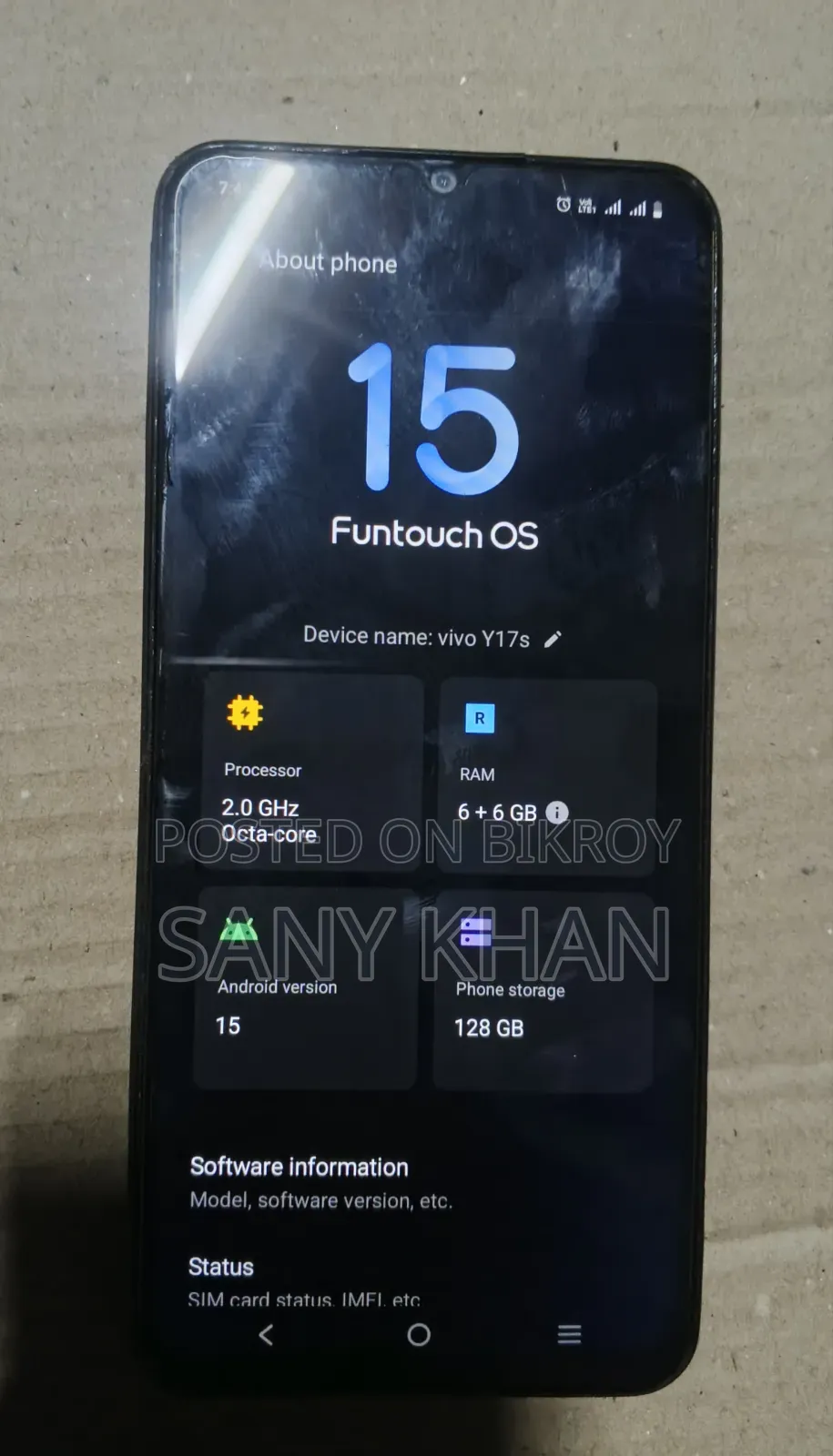 Vivo Y17s 128 GB Purple