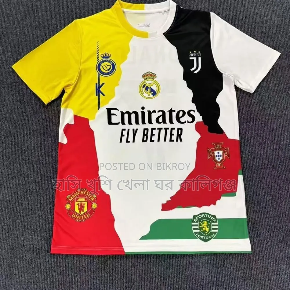 Ronaldo 5 Clubs Jersey Together