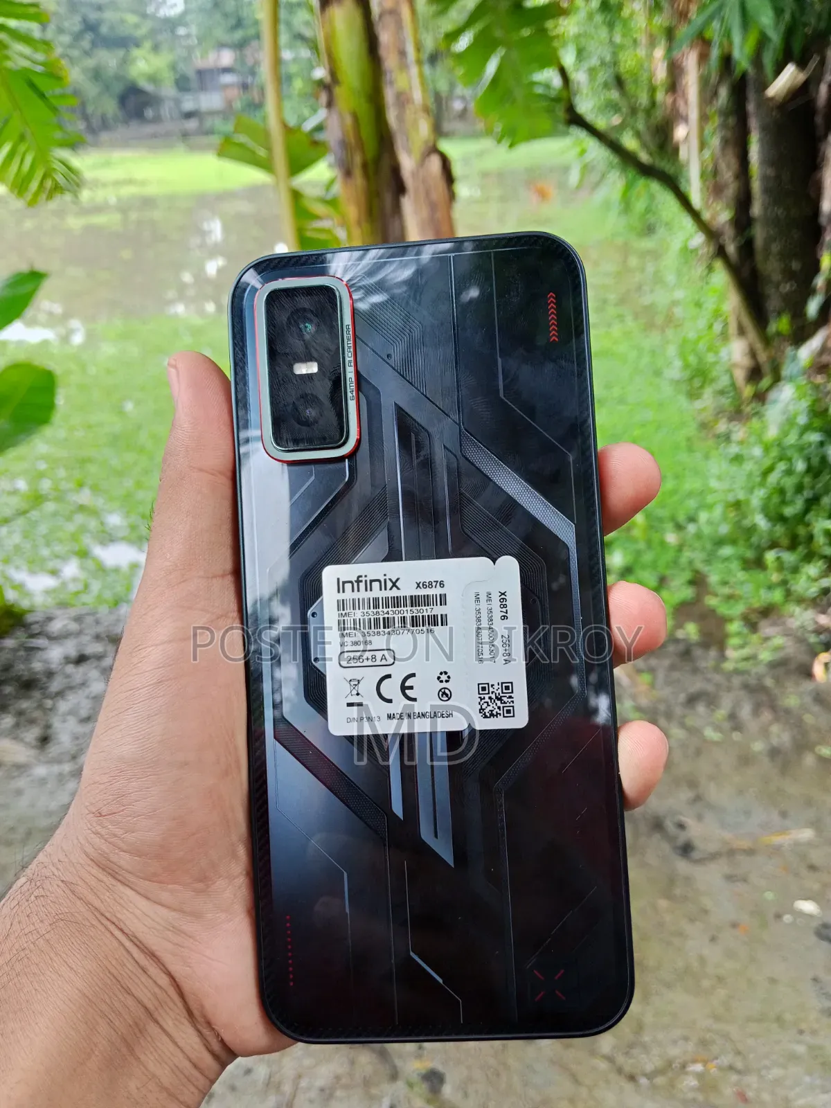 ইনফিনিক্স জিটি ৩০ ৫জি ২৫৬ জিবি ব্ল্যাক