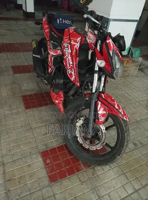 টিভিএস আপাচে ১৬০ ৪ভি ২০১৯ রেড
