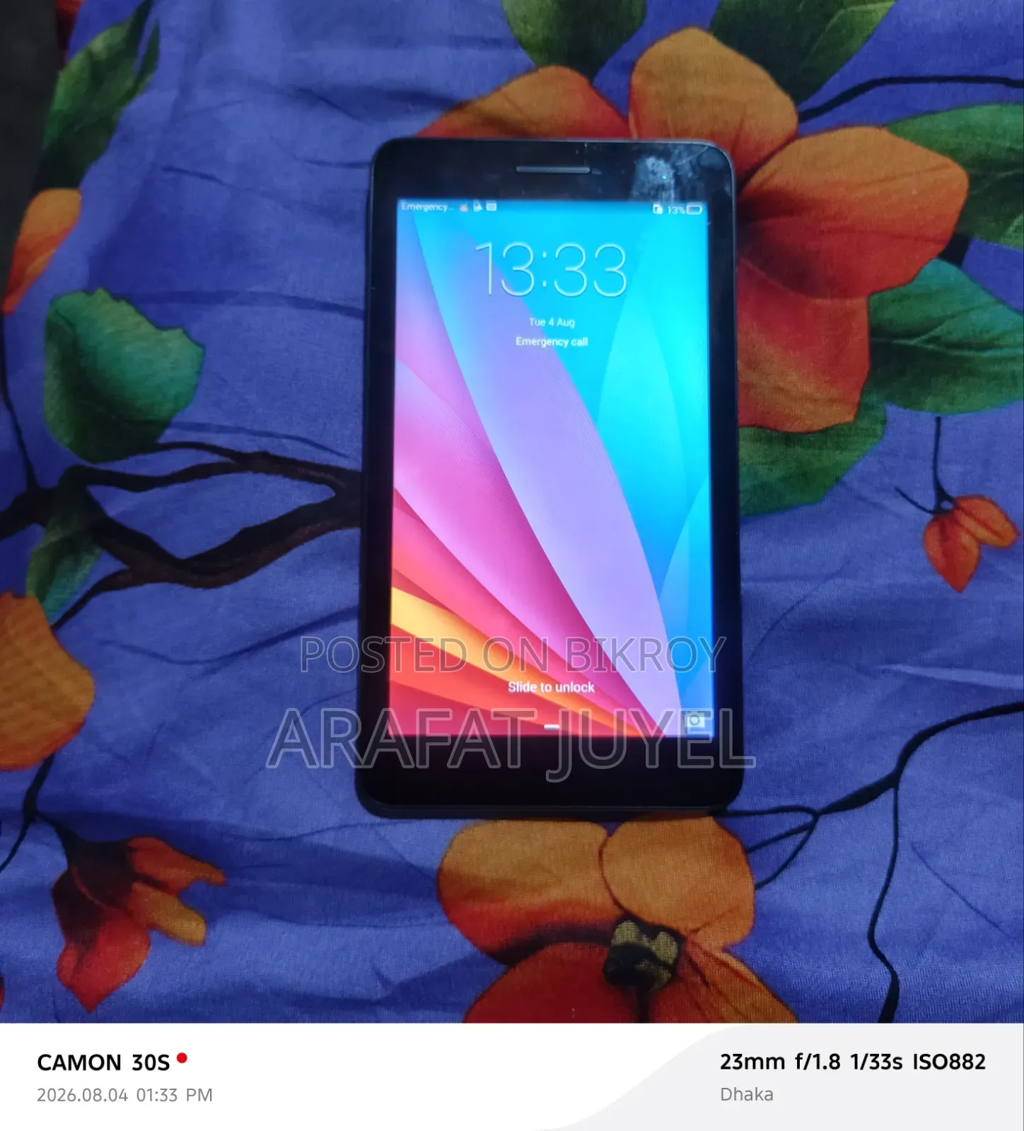Huawei MediaPad T1 7.0 4 GB Silver
