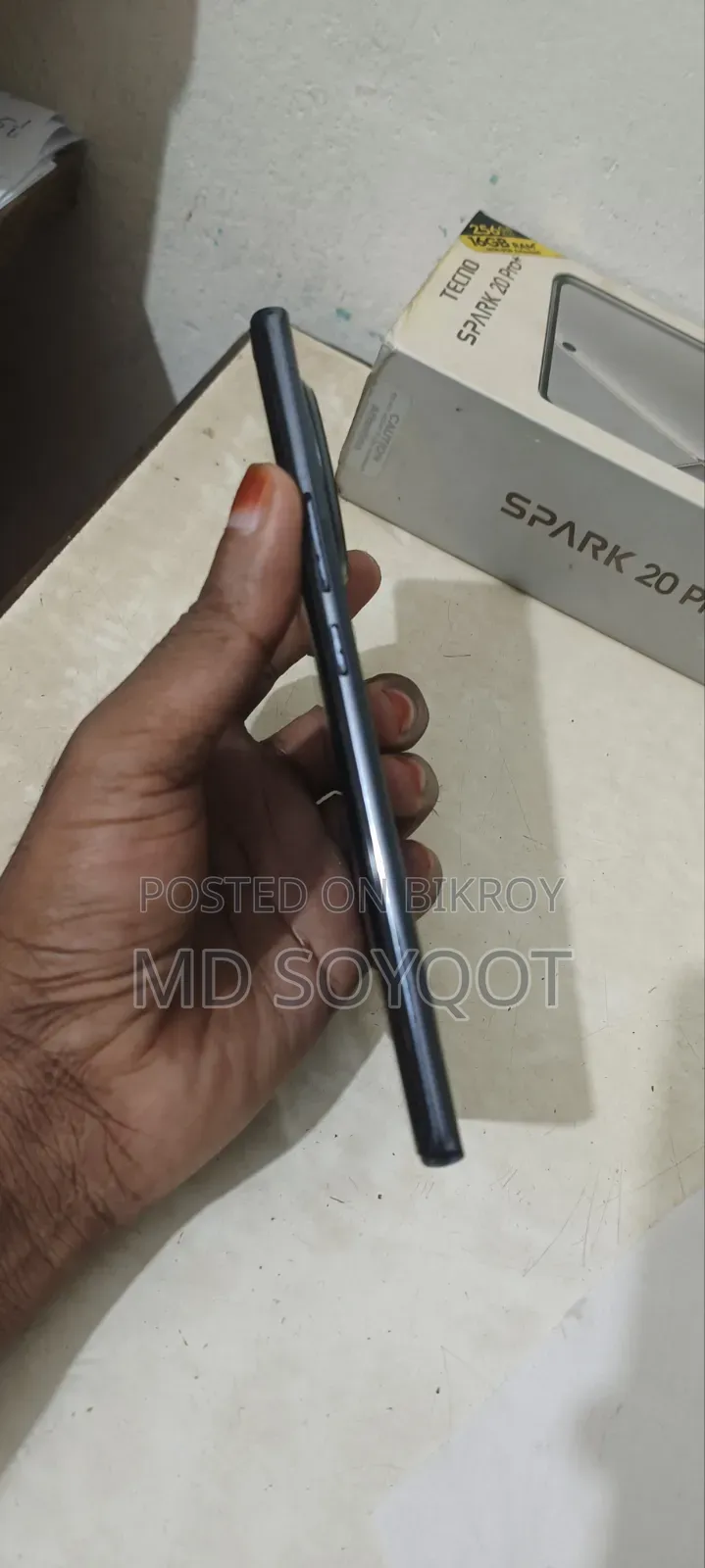টেকনো স্পার্ক ২০ প্রো প্লাস ২৫৬ জিবি গ্রে