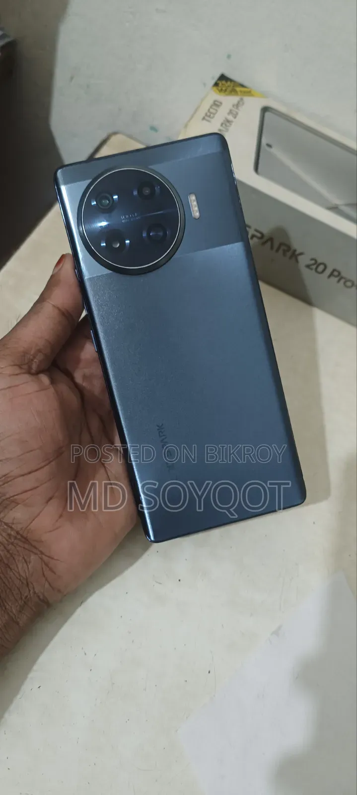 টেকনো স্পার্ক ২০ প্রো প্লাস ২৫৬ জিবি গ্রে