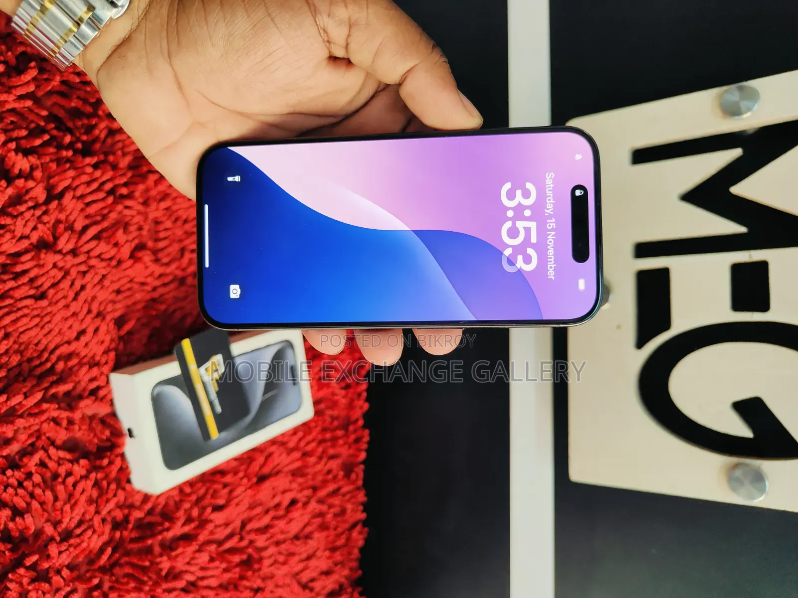 অ্যাপল আইফোন ১৫ প্রো ম্যাক্স ২৫৬ জিবি ব্লু