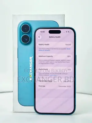 অ্যাপল আইফোন ১৬ ১২৮ জিবি ব্লু
